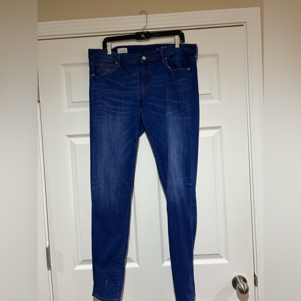 Gap skinny jeans Bright blue wash